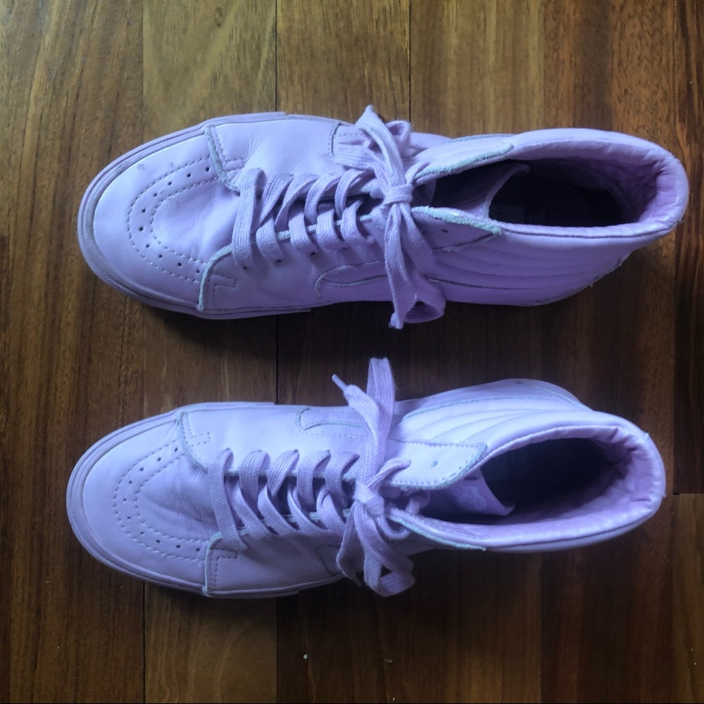 Lavender Vans Sk8-hi sneakers